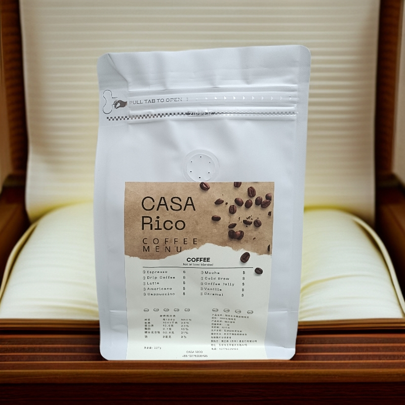 CASARICO coffee beside an open book